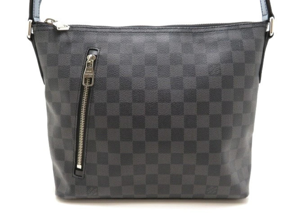 LOUIS VUITTON Mick Shoulder Bag Damier Graphite Black